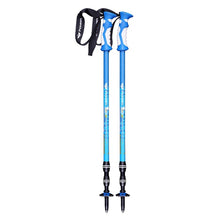Load image into Gallery viewer, 2pcs/lot Trek Pole Nordic Walking Poles Telescopic Alpenstock Aluminum Ultralight Walking Stick