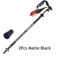 Load image into Gallery viewer, 2pcs/lot Trek Pole Nordic Walking Poles Telescopic Alpenstock Aluminum Ultralight Walking Stick