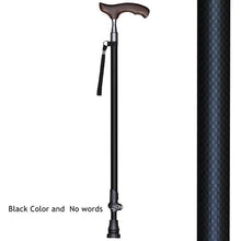 Load image into Gallery viewer, Carbon Fiber Wood T Handle Walking Sticks