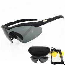 Load image into Gallery viewer, 3 lens 2mm thickness Tr90 Military Goggles  Sunglasses