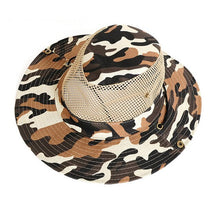Load image into Gallery viewer, New Outdoor Fishing Sun Resistant Hat Breathable Mesh Climbing Camouflage Cap Sunhat