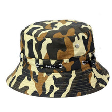 Load image into Gallery viewer, Cool Camouflage Sun Block Bucket Hat Outdoor Breathable Hiking Fishing Cap
