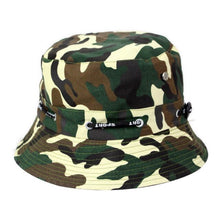 Load image into Gallery viewer, Cool Camouflage Sun Block Bucket Hat Outdoor Breathable Hiking Fishing Cap