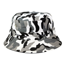 Load image into Gallery viewer, Cool Camouflage Sun Block Bucket Hat Outdoor Breathable Hiking Fishing Cap