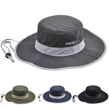 Load image into Gallery viewer, Cool Foldable Outdoor Travel Climbing Fishing Fisherman Hat Unisex Casual Sun Cap