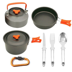 Outdoor Camping Tableware Camping Cookware Picnic Set